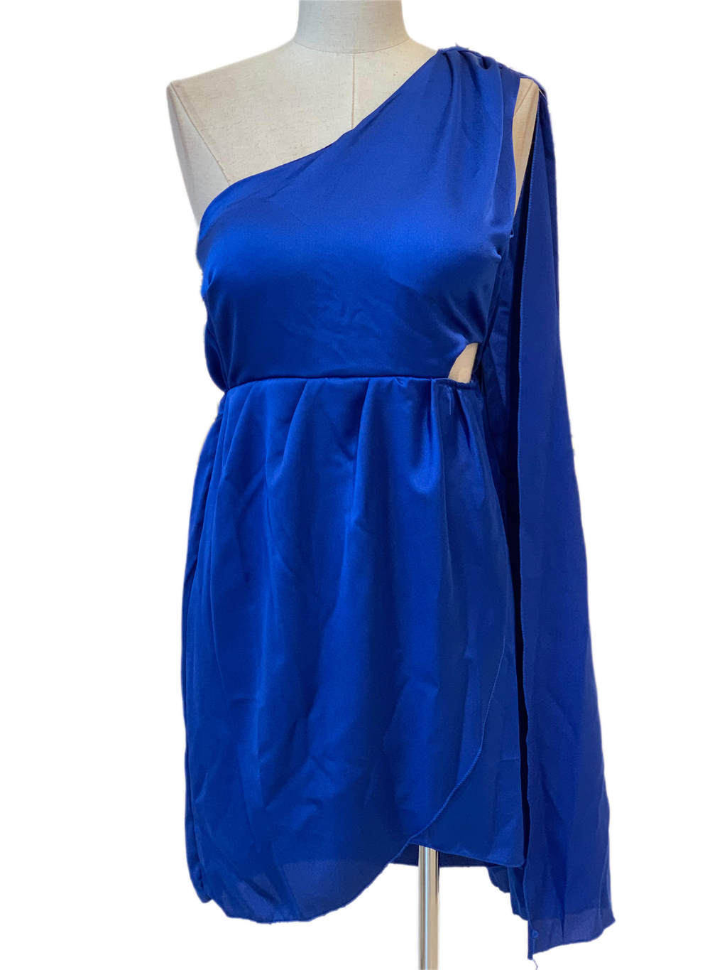 VESTIDO CORTO AZUL ELECTRICO 51134