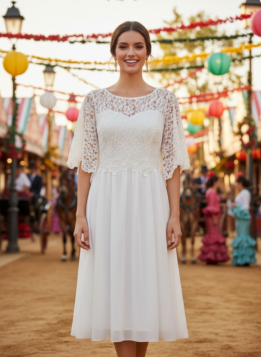 VESTIDO CORTO BLANCO 0625