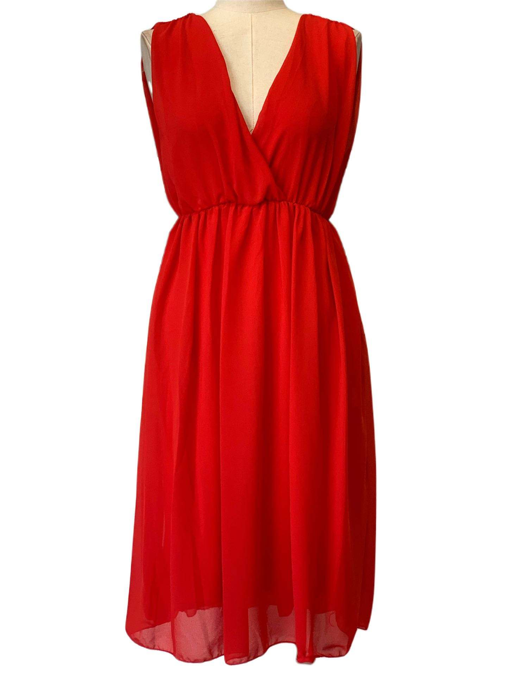 SHORT RED DRESS 3873