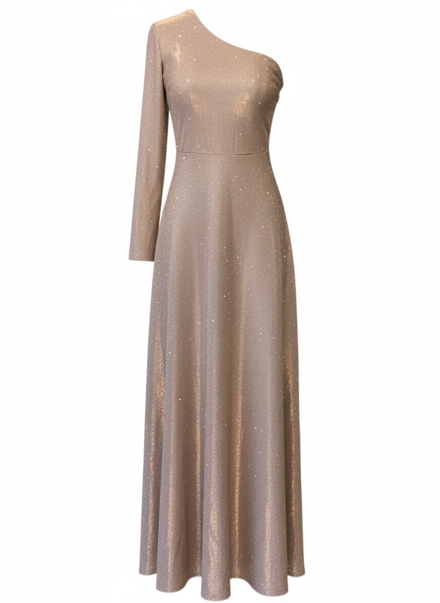 LONG CHAMPAGNE DRESS 14273