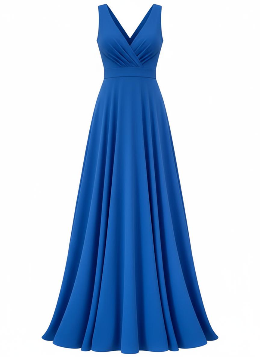 LONG BLUE DRESS 9914