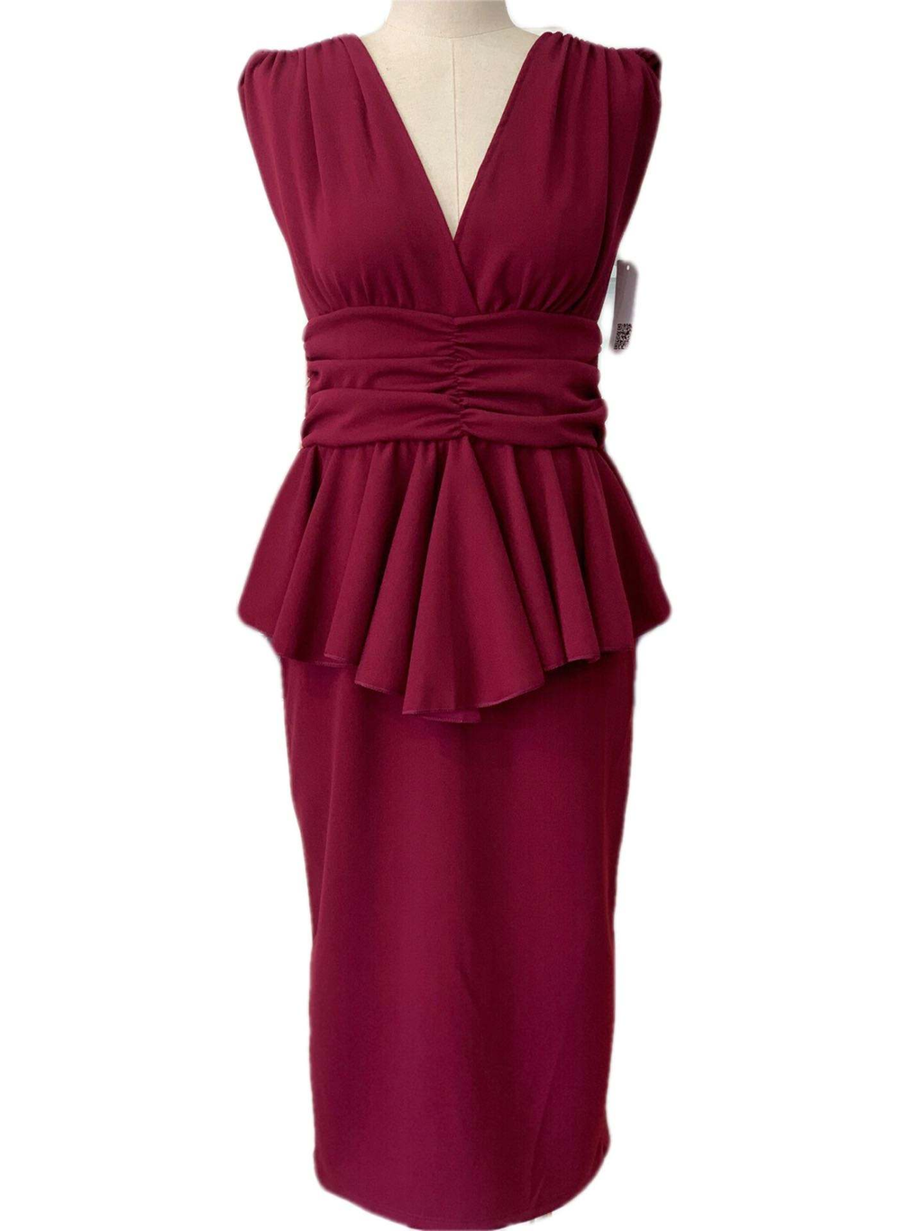 VESTIDO CORTO BURDEO 7232