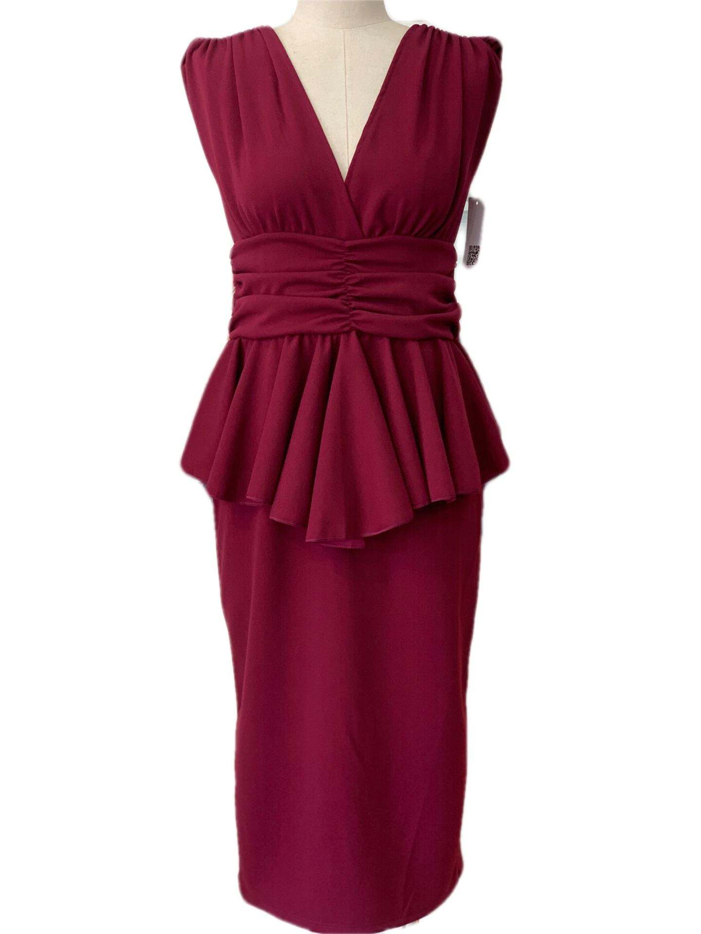 VESTIDO CORTO BURDEO 7232