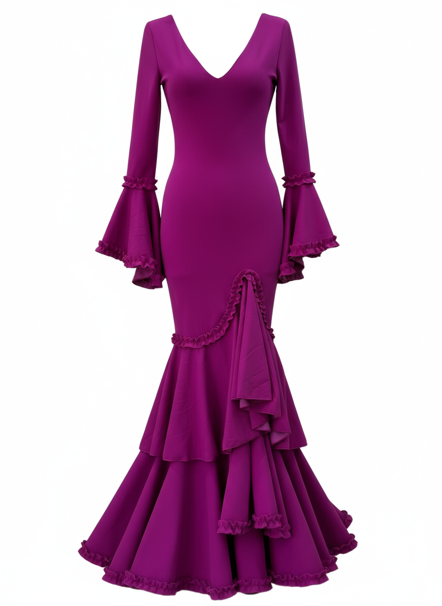 TRAJE FLAMENCA BUGANVILLA EMMA WU DESIGN X FLAMENCA 0491