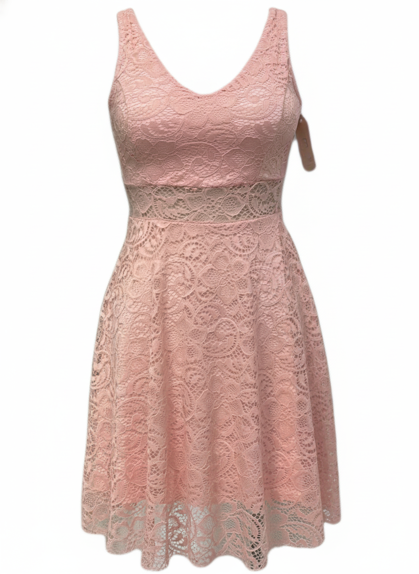 PINK SHORT DRESS 2623